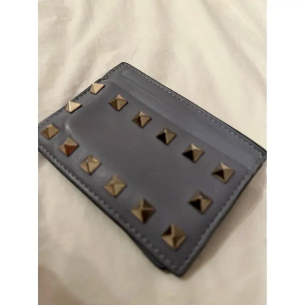 Valentino Rockstud credit card holder blue - Picture 3 of 8